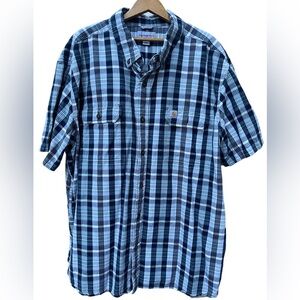 🔥💙CARHARTT men’s blue shirt size 2XL. High quality fabrication! Awesome!